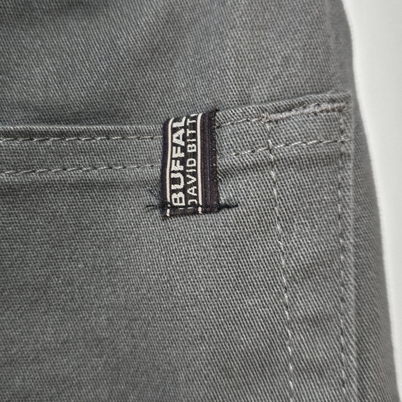 David Bitton Buffalo Boys Pants Zoltan Straight Fit Dark Gray Size M (10/12) - Picture 4 of 8